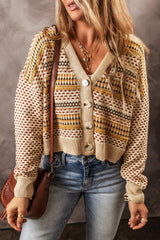 Button Down Long Sleeve Cardigan - Trendsi - Flyclothing LLC