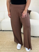 Basic Bae Full Size Smocked Wide Waistband Wide Leg Pants - ShopBasicbae - Flyclothing LLC