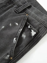 Men's Contrast Washed Bootcut Jeans - Trendsi - Flyclothing LLC