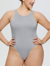Full Size Round Neck Wide Strap Bodysuit - Trendsi - Flyclothing LLC
