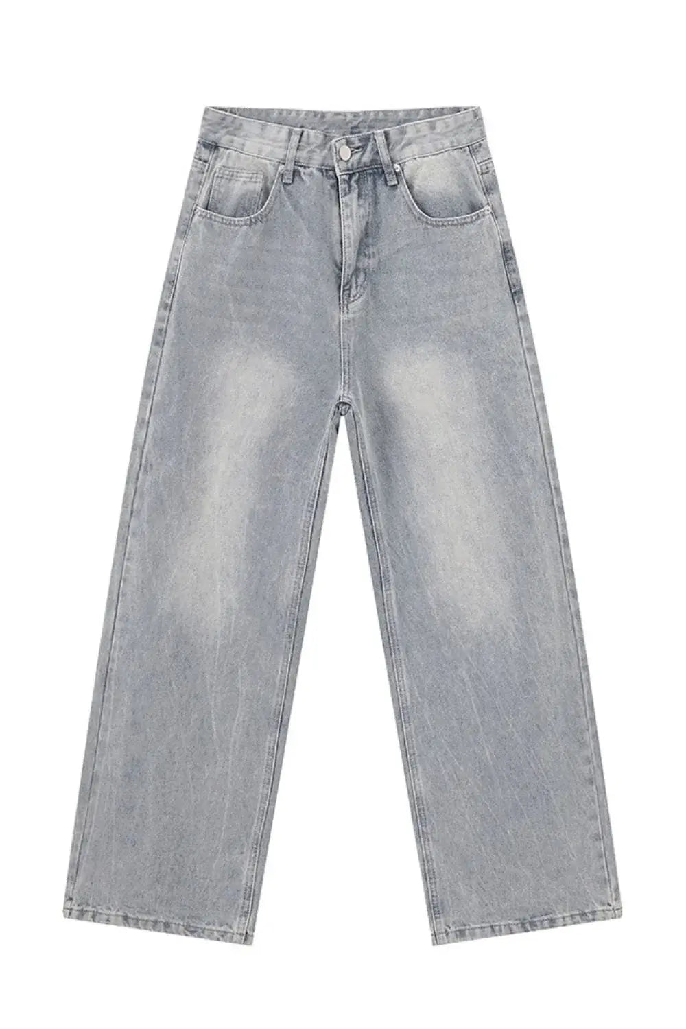 Wide Leg Jeans with Pockets - Trendsi - Flyclothing LLC