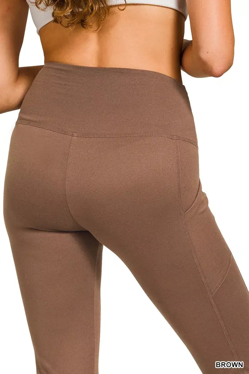 Zenana Brushed Dty Microfiber Flare Pants - Trendsi - Flyclothing LLC