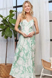 ADORA Print Spaghetti Strap Maxi Dress - Trendsi - Flyclothing LLC