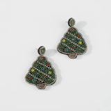 Christmas Tree Dangle Earrings - Trendsi - Flyclothing LLC