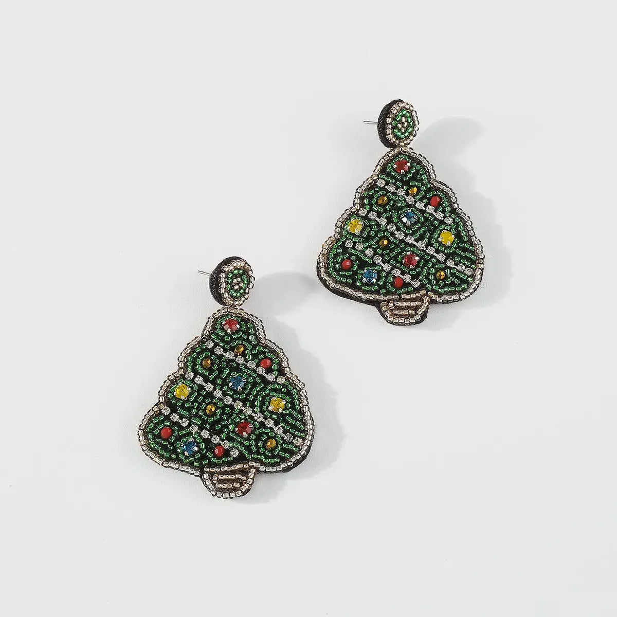 Christmas Tree Dangle Earrings - Trendsi - Flyclothing LLC