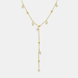 18K Gold-Plated Pearl Drop Necklace - Trendsi - Flyclothing LLC