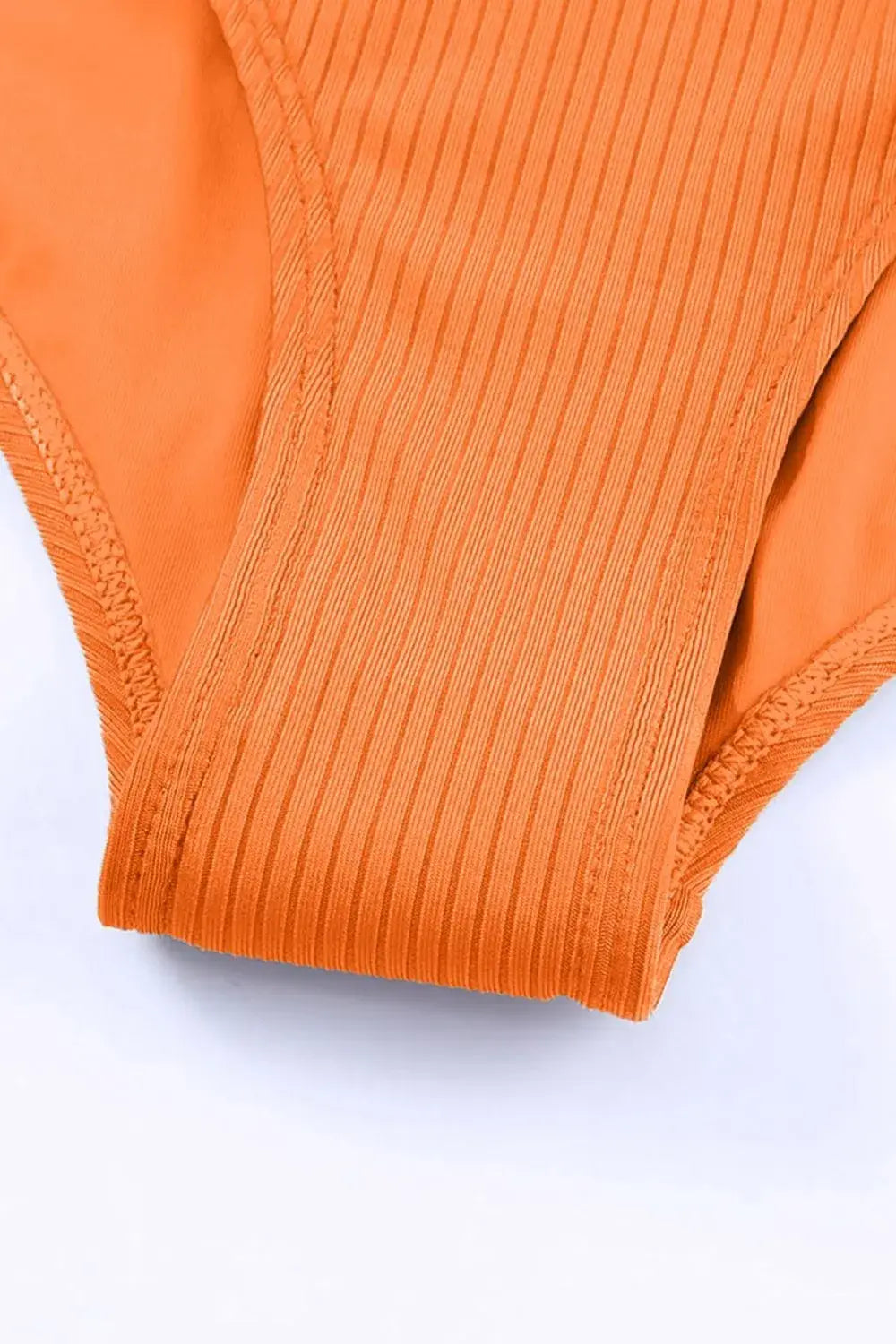 Drawstring Plunge One-Piece Swimwear - Trendsi - Flyclothing LLC