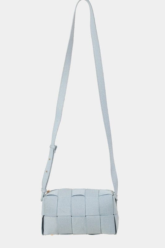 Fame Woven Crossbody Bag with Adjustable Strap - Trendsi