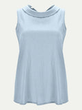 Full Size Round Neck Sleeveless Top - Trendsi