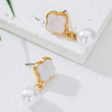 Bestselling Cross-border Light Luxury Niche Shell Drop Earrings, Unique Vintage High-end Ocean Style Women Earrings - My Store - Flyclothing LLC
