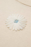 Daisy Round Neck Short Sleeve Knit Top - Trendsi - Flyclothing LLC