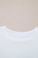 Loose Half Sleeve Hi Low Hem T Shirt - Trendsi - Flyclothing LLC