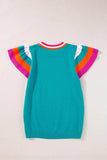 Color Block Round Neck Knit Top - Trendsi - Flyclothing LLC
