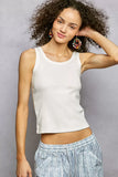 POL Round Neck Ribbed Tank - Trendsi - Flyclothing LLC