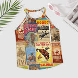 Baha Ranch Vintage Rodeo Poster Tank Top