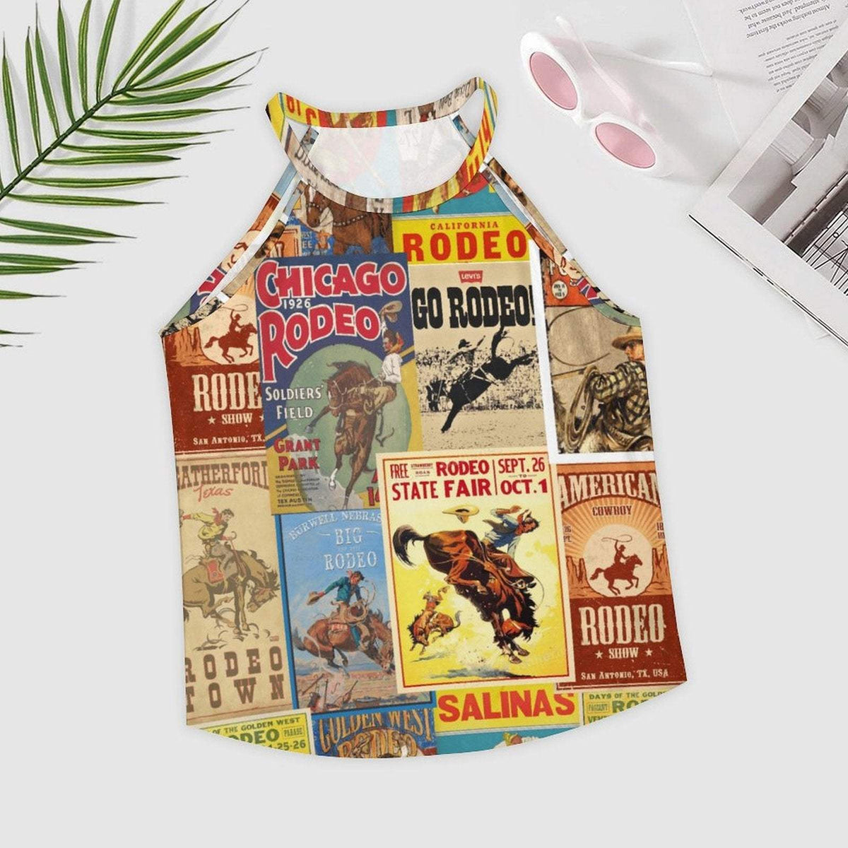 Baha Ranch Vintage Rodeo Poster Tank Top