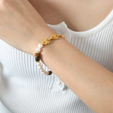 18K Gold-Plated Titanium Steel Bracelet - Trendsi - Flyclothing LLC