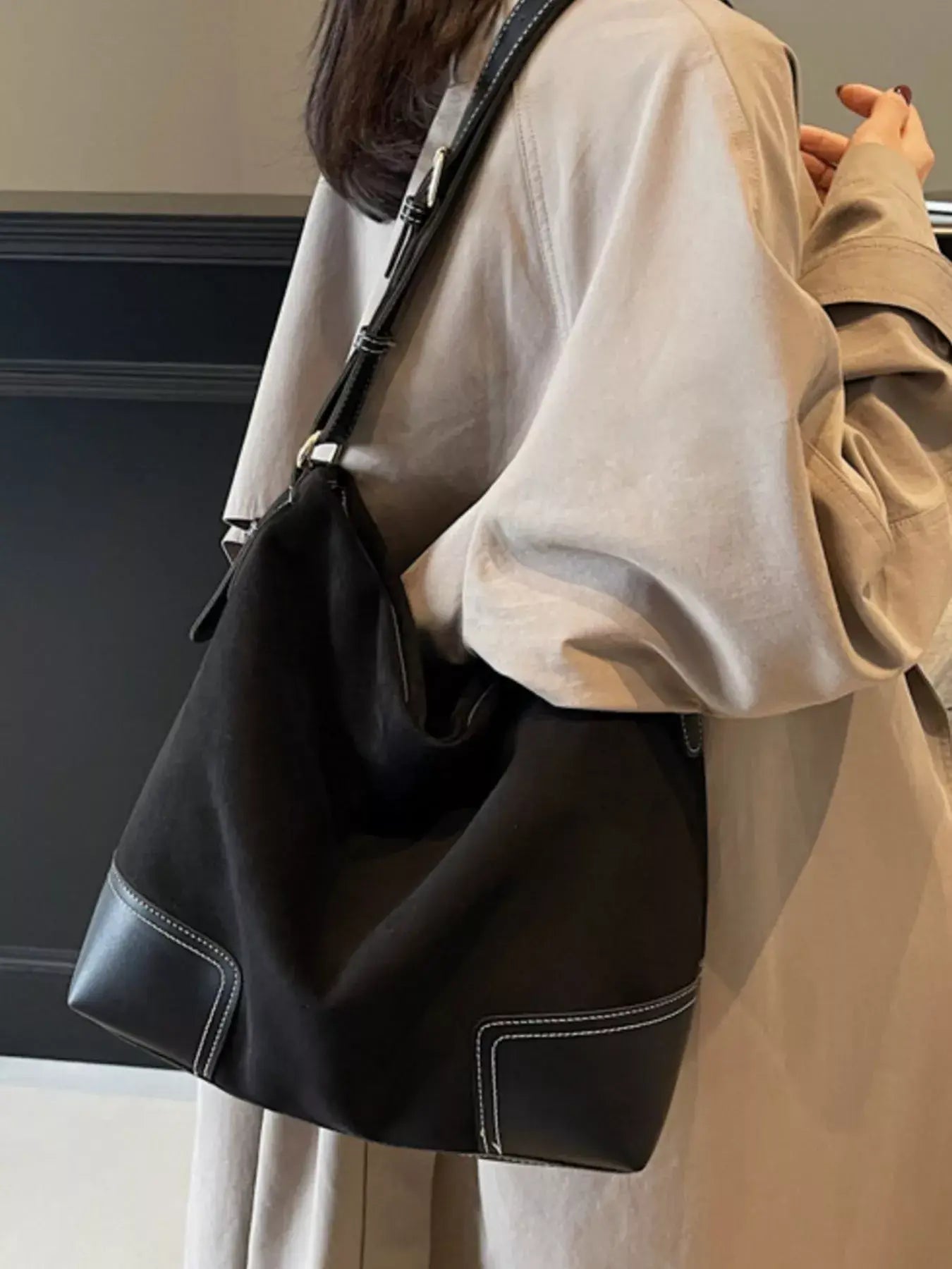 Adjustable Strap Shoulder Bag - Trendsi - Flyclothing LLC