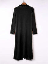 Open Front Long Sleeve Coat - Trendsi - Flyclothing LLC