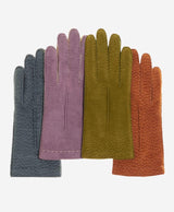 CA4538 (blue) – Handsewn Italian carpincho women's dress gloves with cashmere lining