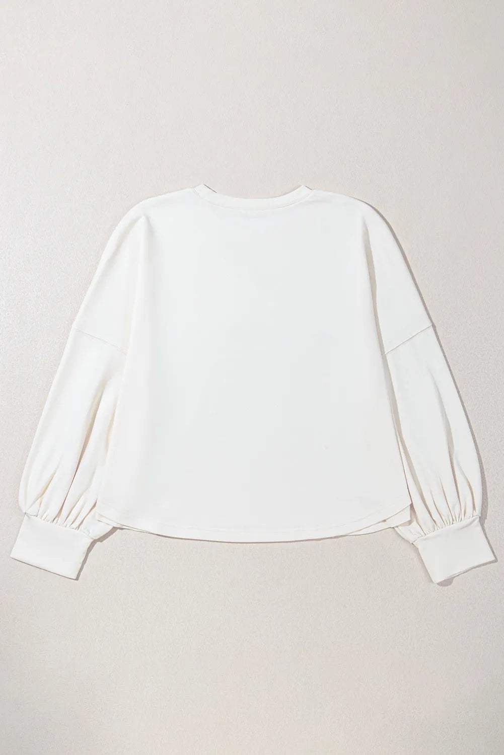 Plus Size Studded Star Round Neck Long Sleeve Blouse - Trendsi - Flyclothing LLC