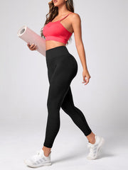 High Waist Active Leggings - Trendsi