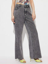 High Waist Bootcut Jeans with Pockets - Trendsi - Flyclothing LLC