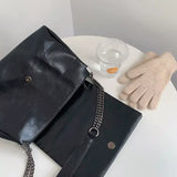 Flap Chain Shoulder Bag - Trendsi - Flyclothing LLC