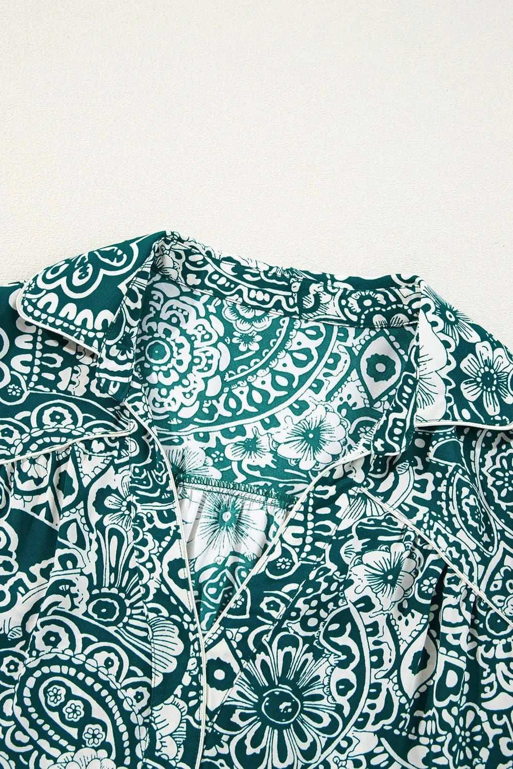 Plus Size Ruffled Printed Flounce Sleeve Dress - Trendsi - Flyclothing LLC