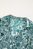 Plus Size Ruffled Printed Flounce Sleeve Dress - Trendsi - Flyclothing LLC