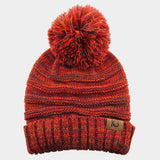 Cable Knit Ribbed Chunk Pom Pom Beanie Hat - Madeline Love - Flyclothing LLC