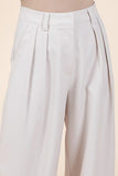 Mittoshop Pintuck Detail High Rise Pants - Trendsi