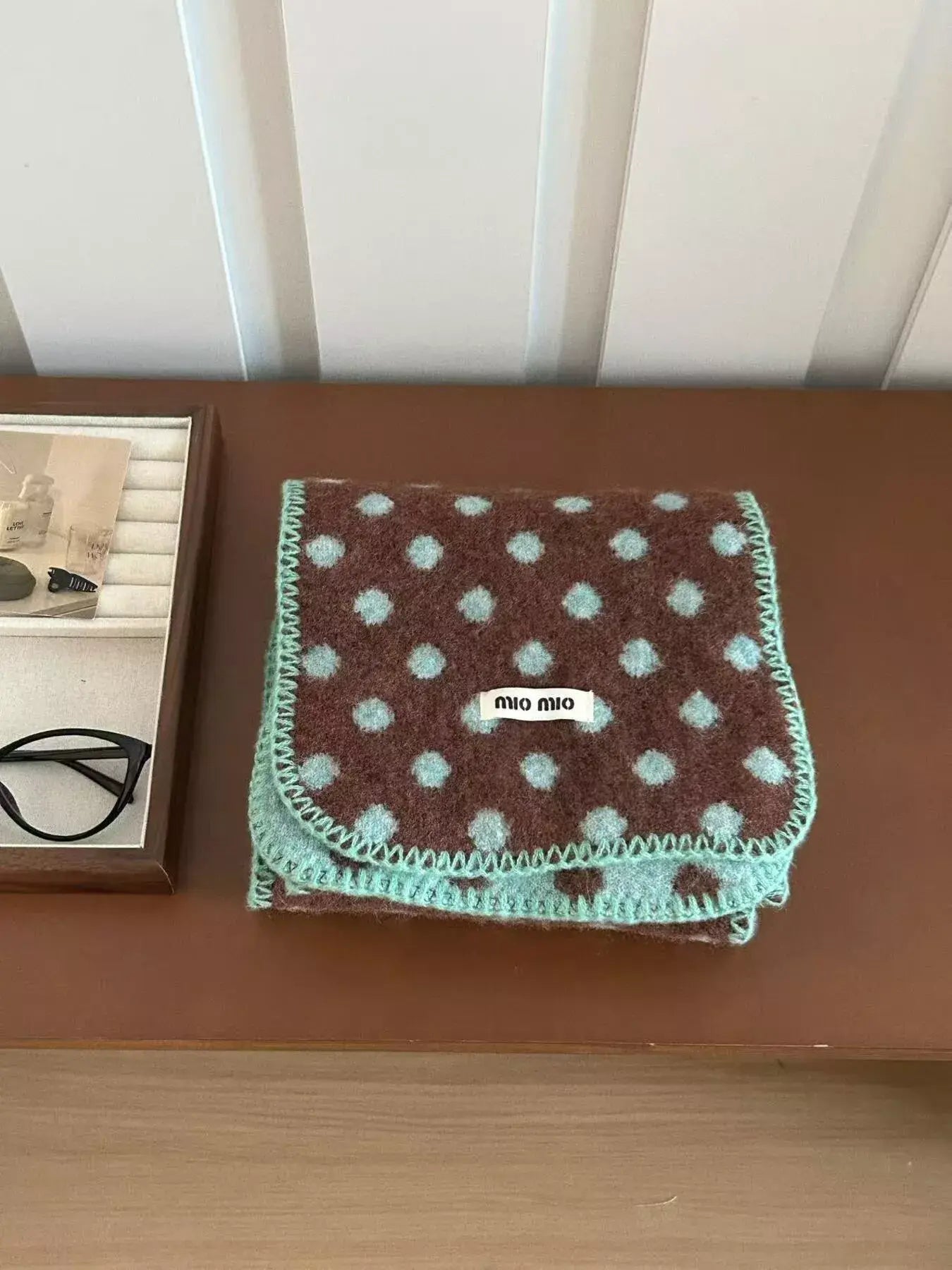 Polka Dot Warm Scarf - Trendsi - Flyclothing LLC