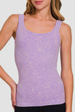 Zenana Ribbed Scoop Neck Tank - Trendsi
