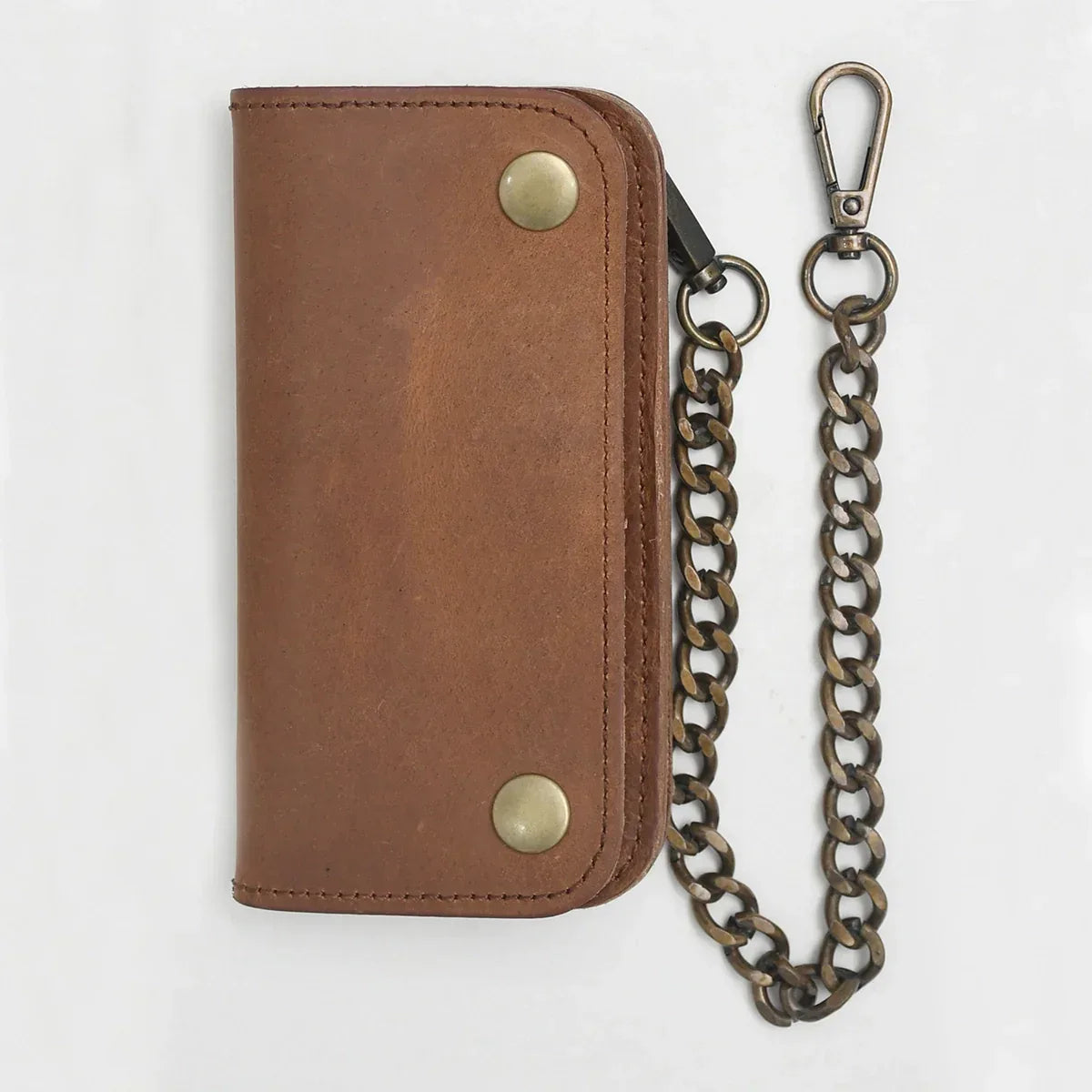 SMALL TRUCKER - Vegetable Tanned Leather Wallet - First Manufacturing Company - Flyclothing LLC