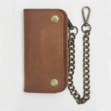 SMALL TRUCKER - Vegetable Tanned Leather Wallet - First Manufacturing Company - Flyclothing LLC