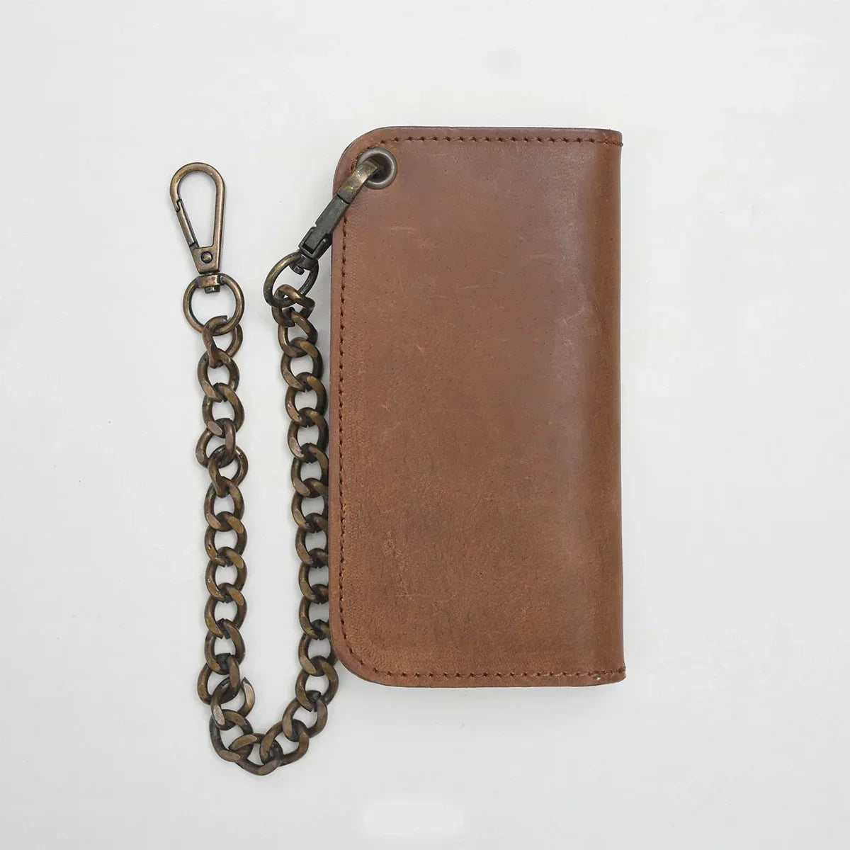 SMALL TRUCKER - Vegetable Tanned Leather Wallet - First Manufacturing Company - Flyclothing LLC