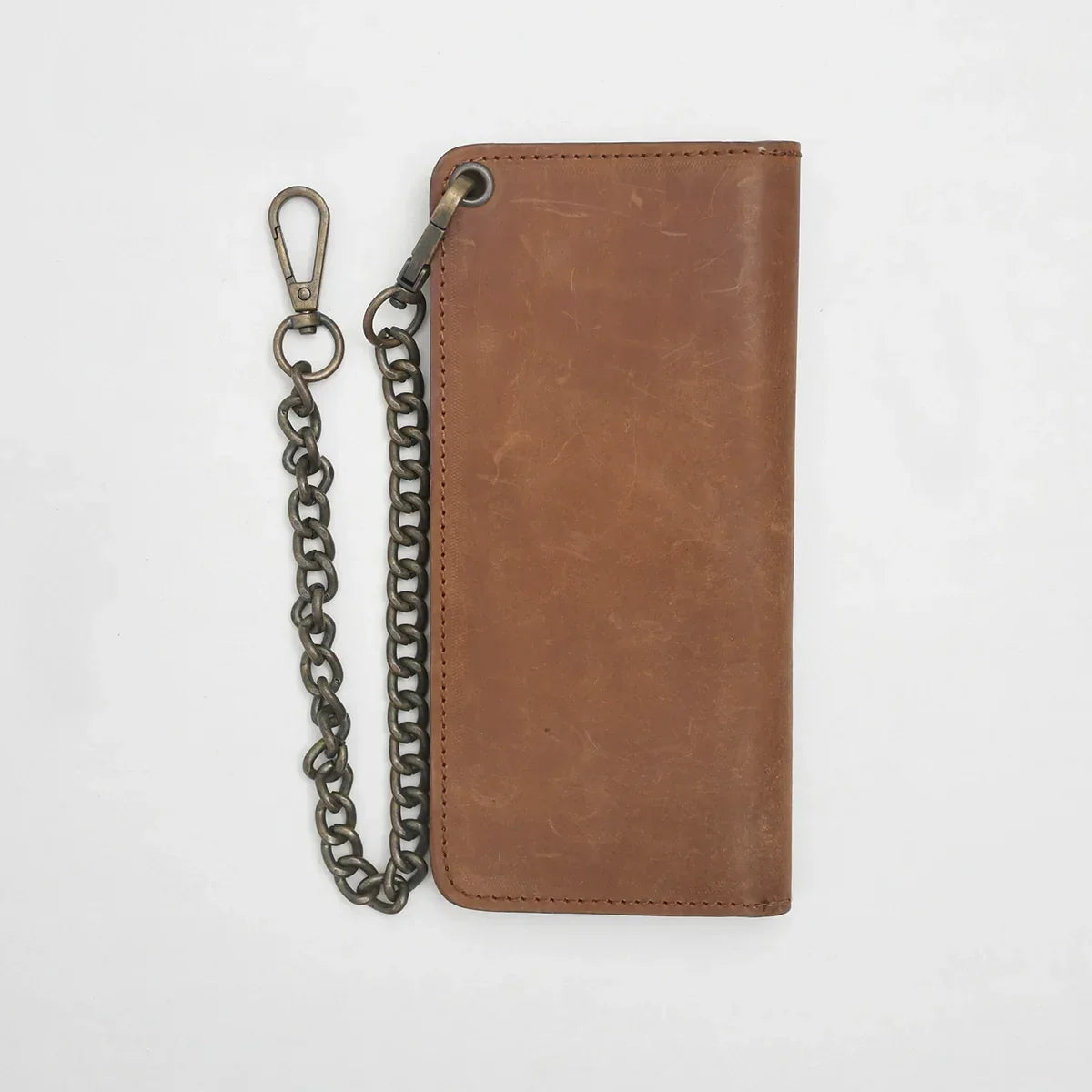 LARGE TRUCKER - Vegetable Tanned Leather Wallet - First Manufacturing Company - Flyclothing LLC