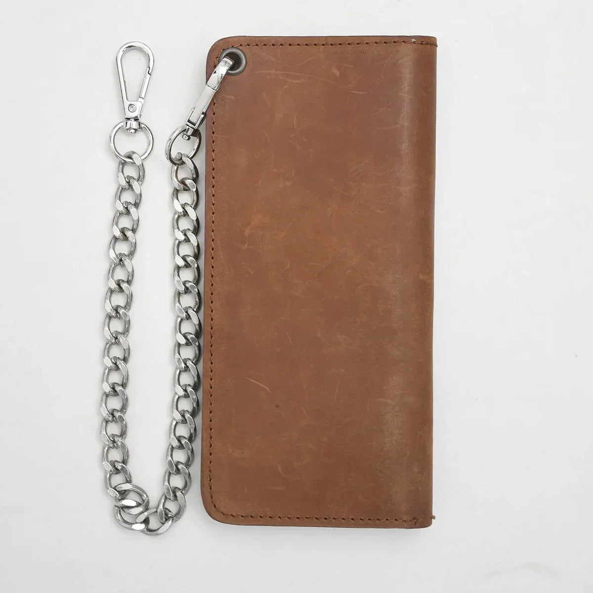 LARGE TRUCKER - Vegetable Tanned Leather Wallet - First Manufacturing Company - Flyclothing LLC