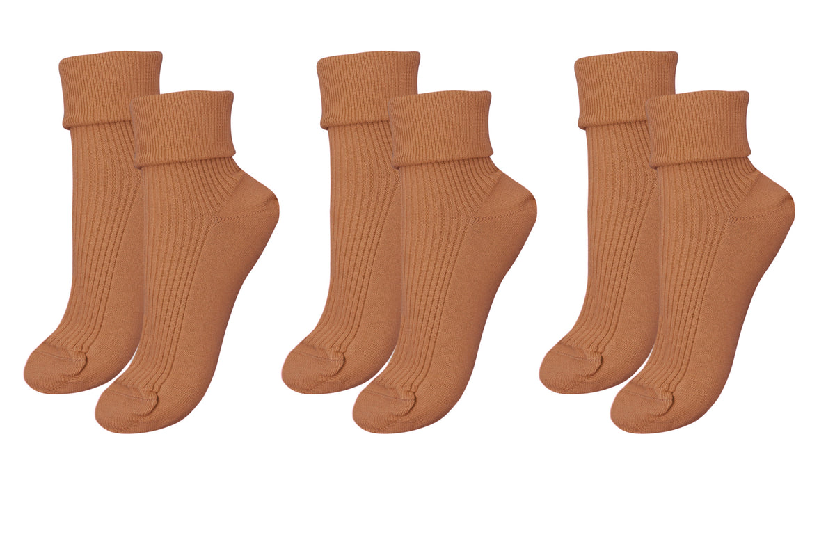 tittimitti® Women’s 100% Organic Combed Cotton Socks 3-Pack – Made in Italy - tittimitti - Flyclothing LLC