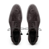 26-220-GRY CAMPO Sueded Goatskin Lace Up, Grey - Zelli Italia - Flyclothing LLC
