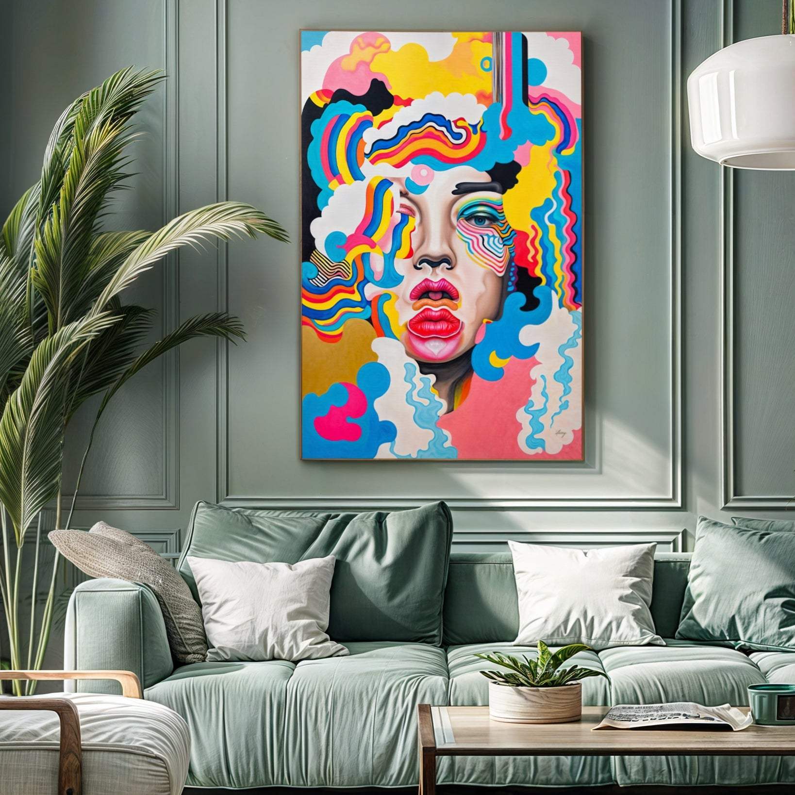 Canvas Print: "Candy Face" - Tailored Canvases - Flyclothing LLC