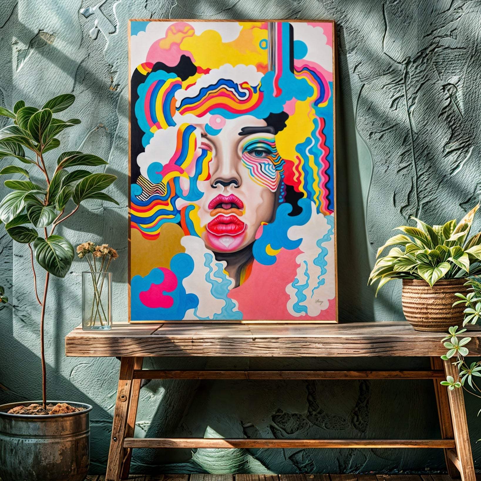 Canvas Print: "Candy Face" - Tailored Canvases - Flyclothing LLC