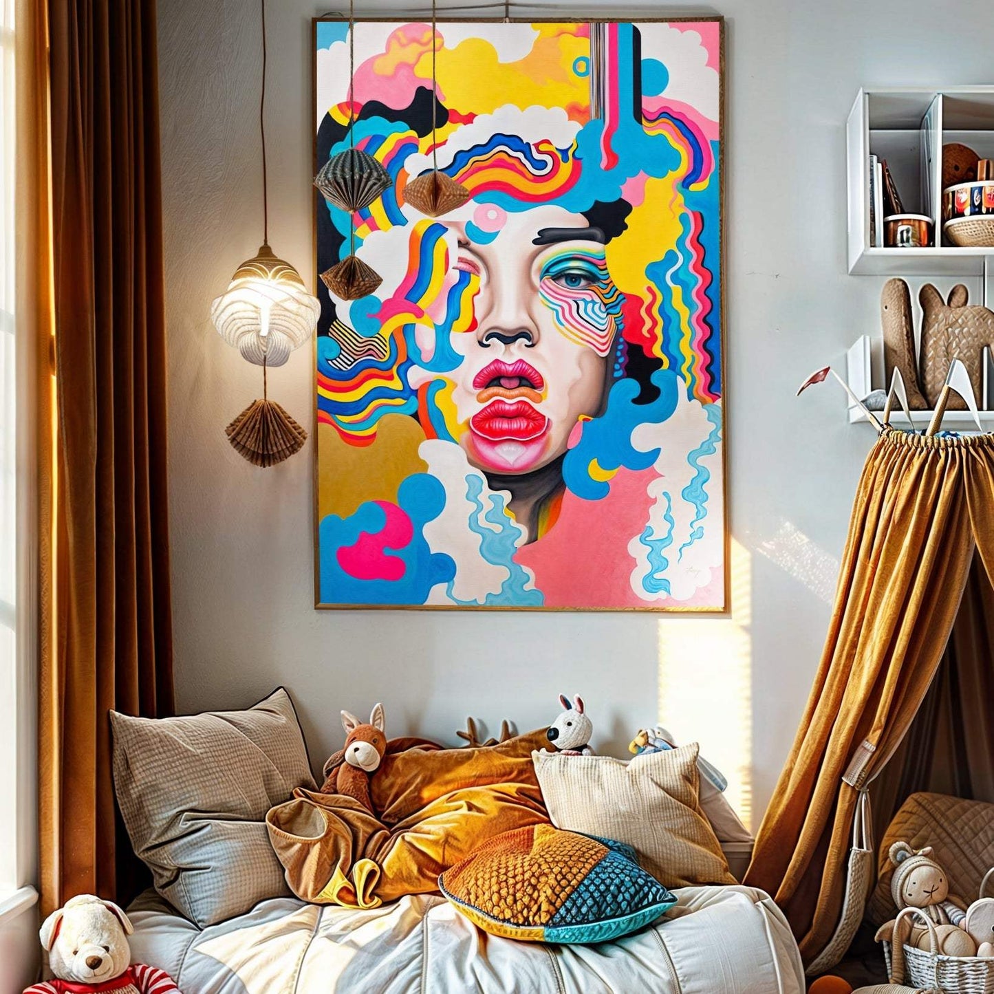 Canvas Print: "Candy Face" - Tailored Canvases - Flyclothing LLC