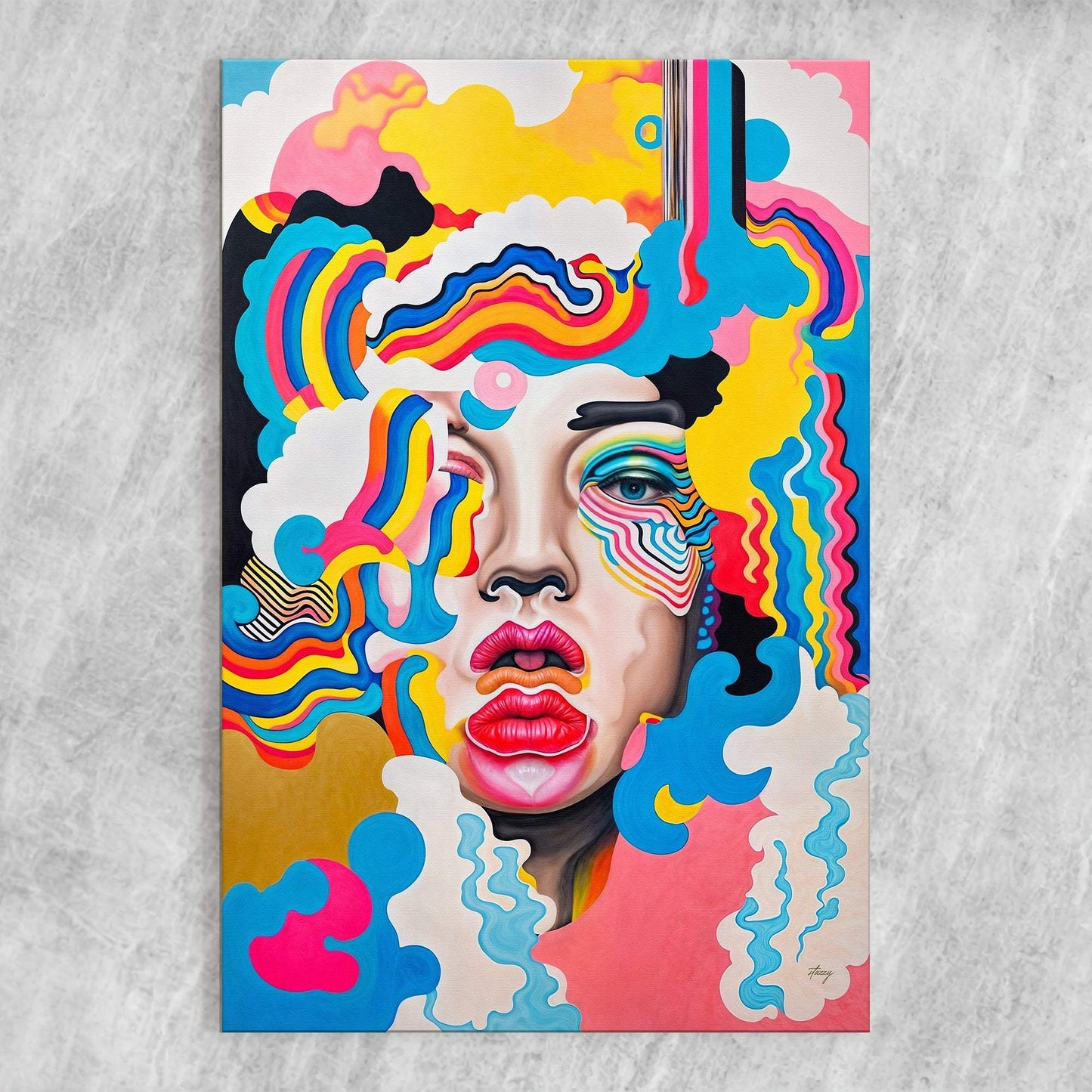 Canvas Print: "Candy Face" - Tailored Canvases - Flyclothing LLC