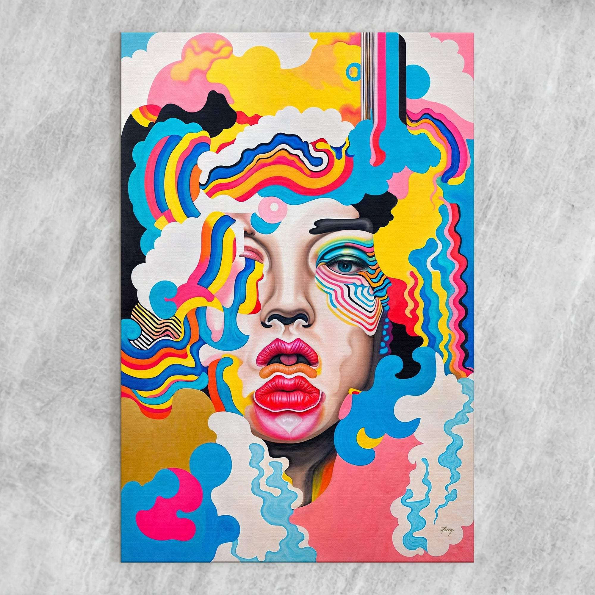 Canvas Print: "Candy Face" - Tailored Canvases - Flyclothing LLC