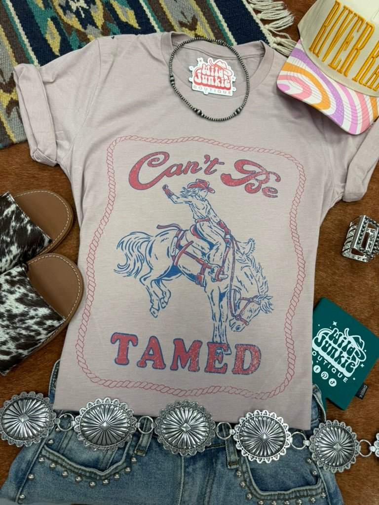 Can't Be Tamed Western Graphic Tee - Wild Junkie - Flyclothing LLC