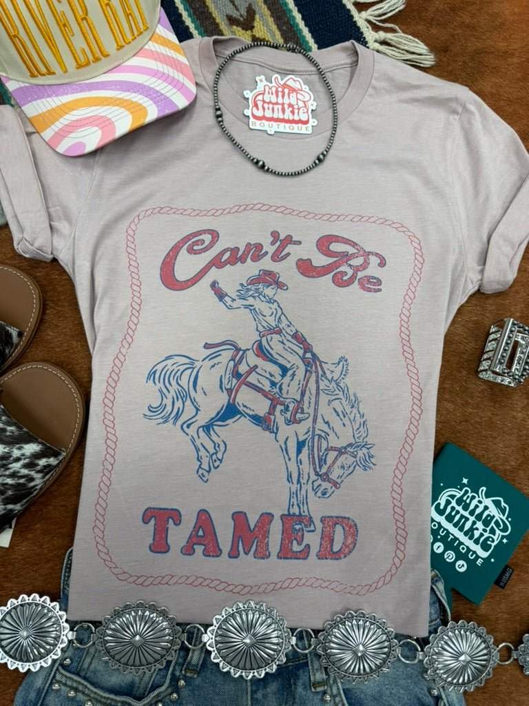 Can't Be Tamed Western Graphic Tee - Wild Junkie - Flyclothing LLC