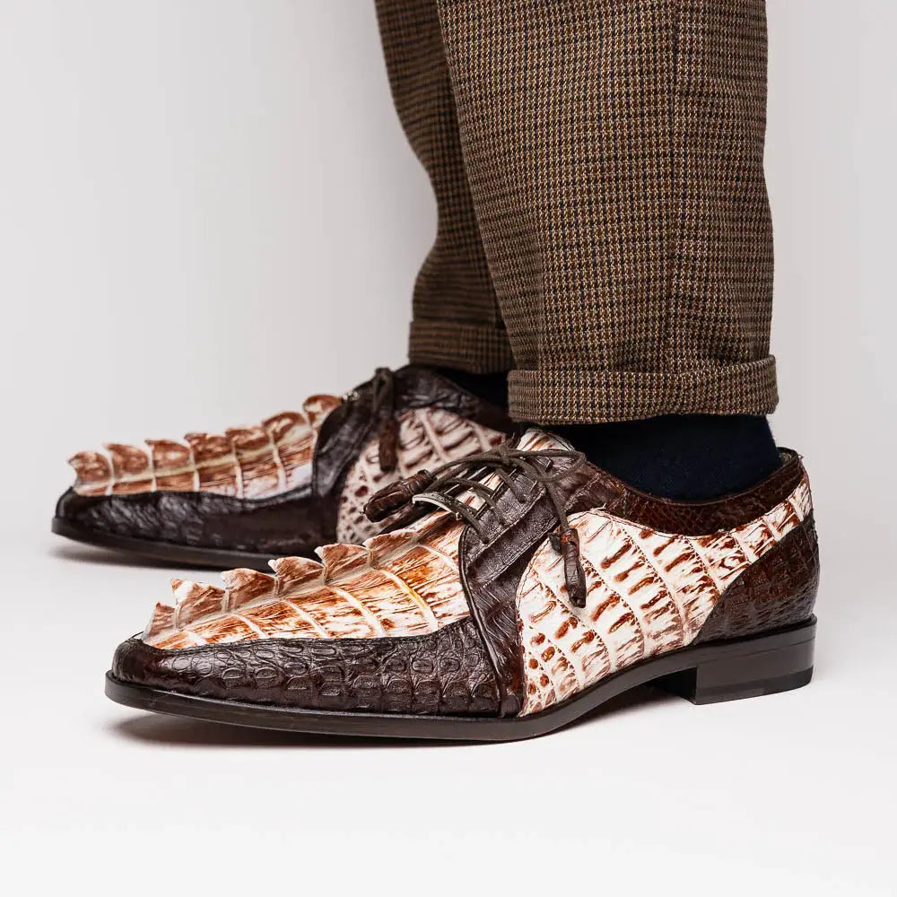 Caribe Rustic White / Brown - Marco Di Milano - Flyclothing LLC