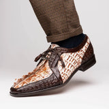 Caribe Rustic White / Brown - Marco Di Milano - Flyclothing LLC